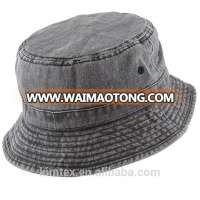 100% Cotton Custom Packable Pigment Washed Cotton Bucket Hat