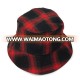 2019 Fashion New Hot Selling Foldable Unisex Cotton Buffalo Plaid Bucket Hat for Men and Women